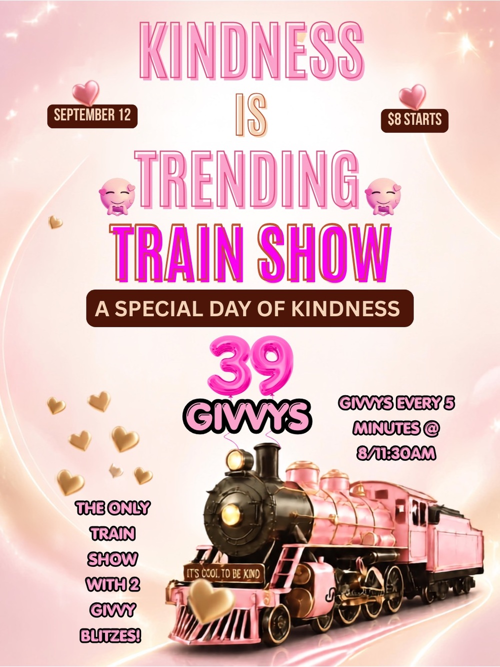 Kindness Is Trending Train Show: A Special Day of Kindness Sat Sept 12 2026 - Picture 4 of 4